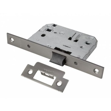 Защелка сантехническая (пласт. яз.) RENZ LB 2070 plastic, матовый черный никель